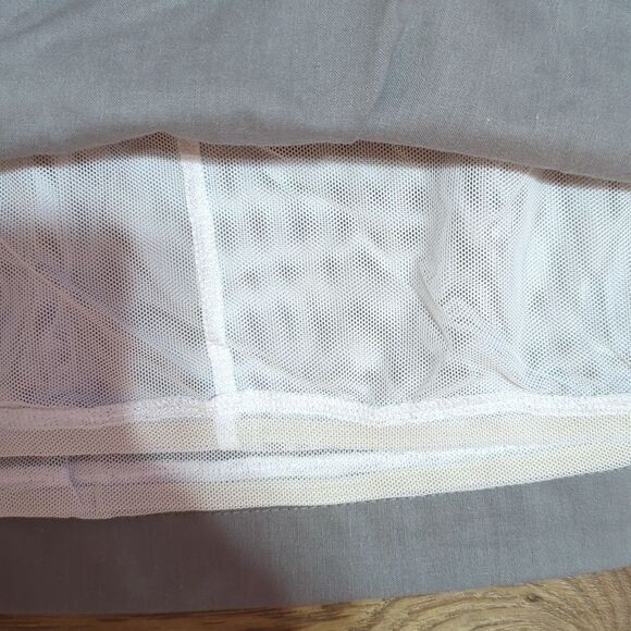 Grey Ant color block high waisted mini pocket mini skirt sz 2 - Picture 7 of 11